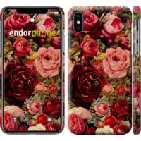 Чехол для iPhone X Цветущие розы 2701m-1050