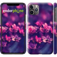 Чохол для iPhone 11 Pro Max Пурпурові квіти 2719m-1723
