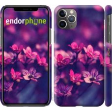 Чохол для iPhone 11 Pro Max Пурпурові квіти 2719m-1723