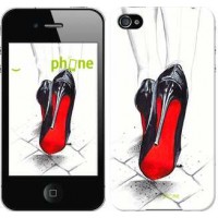 Чехол для iPhone 4s Devil Wears Louboutin 2834c-12