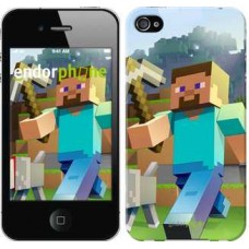 Чехол для iPhone 4s Minecraft 4 2944c-12