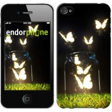 Чохол для iPhone 4s Сяючі метелики 2983c-12