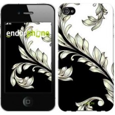 Чехол для iPhone 4s White and black 1 2805c-12
