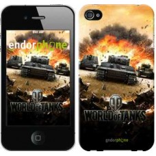 Чехол для iPhone 4s World of tanks v1 834c-12