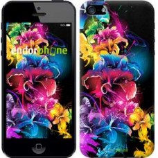 Чохол для iPhone SE Абстрактні квіти 511c-214