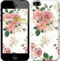 Чохол для iPhone SE квіткові шпалери v1 2293c-214