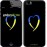 Чохол для iPhone 5 Жовто-блакитне серце 885c-18