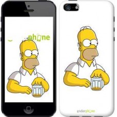 Чохол для iPhone 5 Замислений Гомер. Сімпсони 1234c-18