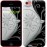 Чохол для iPhone 5c Квіти на чорно-білому тлі 840c-23