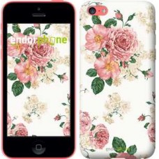 Чохол для iPhone 5c квіткові шпалери v1 2293c-23