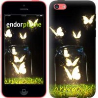 Чохол для iPhone 5c Сяючі метелики 2983c-23