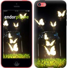 Чохол для iPhone 5c Сяючі метелики 2983c-23