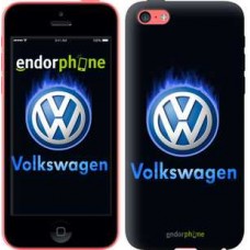 Чохол для iPhone 5c Volkswagen. Fire logo 3141c-23
