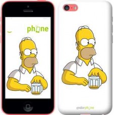 Чохол для iPhone 5c Замислений Гомер. Сімпсони 1234c-23