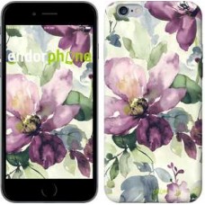 Чохол для iPhone 6s Plus Квіти аквареллю 2237c-91