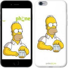Чохол для iPhone 6 Plus Замислений Гомер. Сімпсони 1234c-48