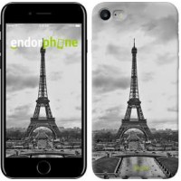 Чохол для iPhone 7 Чорно-біла Ейфелева вежа 842c-336