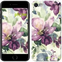 Чохол для iPhone 7 Квіти аквареллю 2237c-336