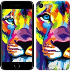 Чохол для iPhone 7 Різнобарвний лев 2713c-336