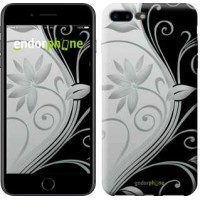 Чохол для iPhone 7 Plus Квіти на чорно-білому тлі 840c-337