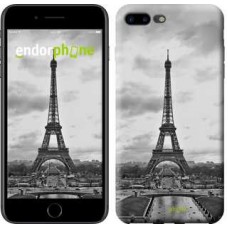 Чохол для iPhone 7 Plus Чорно-біла Ейфелева вежа 842c-337