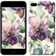 Чохол для iPhone 7 Plus Квіти аквареллю 2237c-337
