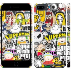 Чехол для iPhone 8 Plus Popular logos 4023m-1032