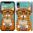 Чохол для iPhone XR Зеленоокий кіт в окулярах 4054c-1560