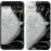 Чохол для HTC 10 Квіти на чорно-білому тлі 840m-464