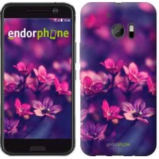 Чохол для HTC 10 Пурпурові квіти 2719m-464