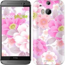 Чохол для HTC One M8 Цвіт яблуні 2225c-30