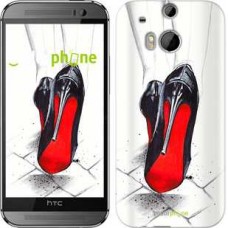Чохол для HTC One M8 Devil Wears Louboutin 2834c-30