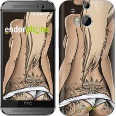 Чохол для HTC One M8 Дівчина з татуюванням 2735c-30