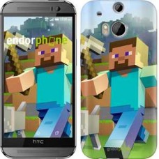 Чехол для HTC One M8 Minecraft 4 2944c-30