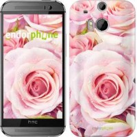 Чохол для HTC One M8 Троянди 525c-30