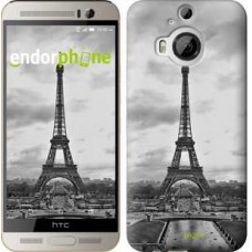 Чохол для HTC One M9 Plus Чорно-біла Ейфелева вежа 842u-134
