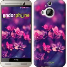 Чохол для HTC One M9 Plus Пурпурові квіти 2719u-134