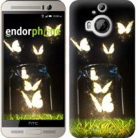 Чохол для HTC One M9 Plus Сяючі метелики 2983u-134