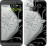 Чохол для HTC One M9 Квіти на чорно-білому тлі 840u-129
