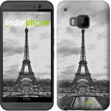Чохол для HTC One M9 Чорно-біла Ейфелева вежа 842u-129