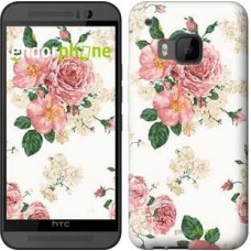 Чохол для HTC One M9 квіткові шпалери v1 2293u-129