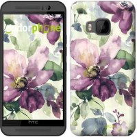 Чохол для HTC One M9 Квіти аквареллю 2237u-129