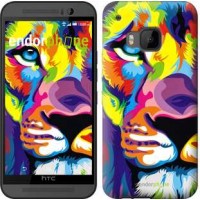 Чохол для HTC One M9 Різнобарвний лев 2713u-129