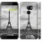 Чохол для HTC One X10 Чорно-біла Ейфелева вежа 842m-995