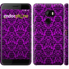 Чохол для HTC One X10 фіолетовий візерунок бароко 1615m-995