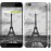 Чохол для HTC One X9 Чорно-біла Ейфелева вежа 842m-783