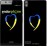 Чохол для Huawei Ascend P6 Жовто-блакитне серце 885c-39