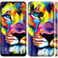 Чохол для Huawei P Smart 2019 Різнобарвний лев 2713m-1634