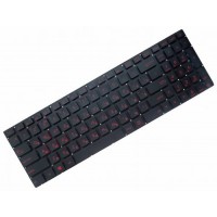 Клавіатура для ноутбука Asus ROG GL752VW, GL752VW, GL552, GL552JX, GL552VW, GL552VX RU, Black, Backlight (0KNB0-6611RU00)