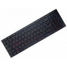 Клавіатура для ноутбука Asus ROG GL752VW, GL752VW, GL552, GL552JX, GL552VW, GL552VX RU, Black, Backlight (0KNB0-6611RU00)